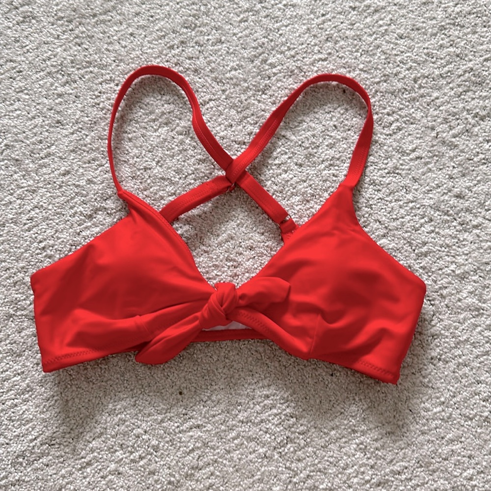 SHEIN Red Bikini Top